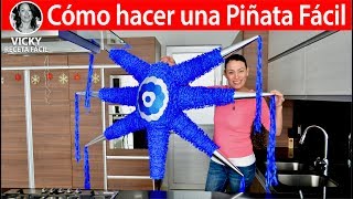 PIÑATA NAVIDEÑA  VickyRecetaFacil [upl. by Ayad]