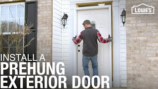 How To Install A Prehung Exterior Door [upl. by Eulau632]