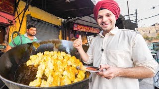 INDIAN STREET FOOD Tour DEEP in PUNJAB INDIA  BEST STREET FOOD in INDIA and BEST CURRY HEAVEN [upl. by Innavoj867]