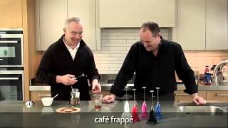 How to make a frappé coffee using an aerolatte milk frother [upl. by Itagaki]