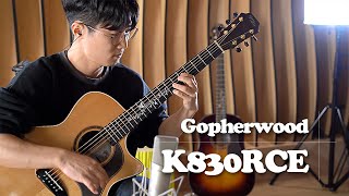 이분 뭐야 통기타 연주 미쳤네 ft 고퍼우드 K830RCE 올솔리드 통기타 [upl. by Orian]