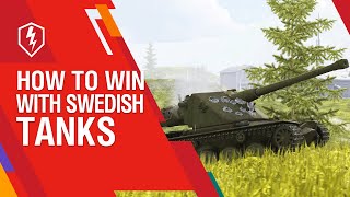 WoT Blitz Swedish tank tactics [upl. by Eatnad]