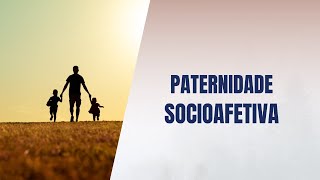 Paternidade socioafetiva [upl. by Aiahc]