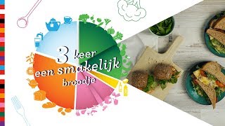 3x lekkere broodjes maken  Gezond recept [upl. by Aivul368]