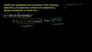 Understanding Logical Statements 1 [upl. by Ondrea]