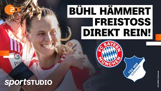 FC Bayern München – TSG Hoffenheim  FrauenBundesliga 11 Spieltag Saison 202324  sportstudio [upl. by Sergei]