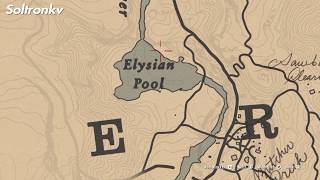 Red Dead redemption 2  Elysian Pool Gold Bar Treasure Location [upl. by Inihor]