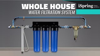 iSpring Whole House Water Filter Systems DIY Installation [upl. by Alisha163]