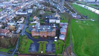 Irvine Ayrshire From The Air  Irvine West and Harbour [upl. by Patin]