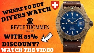 Revue Thommen Diver XL 300M Watch Review Best Place to Buy [upl. by Obe222]