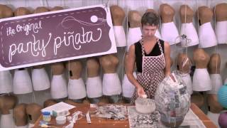 DIY Piñata How to make a piñata big and strong enough for grownups [upl. by Aryn]