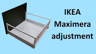 How to adjust Ikea kitchen drawers [upl. by Latsyrcal]