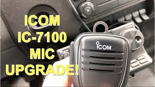 IC 7100 Mic Upgrade [upl. by Igig]