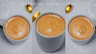 How To Make Hot Coffee Perfect Frothy Coffee At Home [upl. by Romanas892]