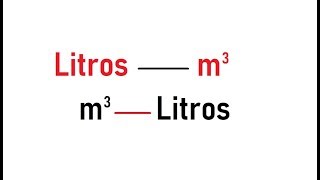 COMO CONVERTIR DE LITROS A METROS CÚBICOS [upl. by Abdul127]