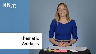 Thematic Analysis of Qualitative User Research Data [upl. by Adnilemre329]