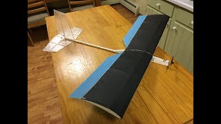 Ultralight RC Balsa Slow flyer  Build And Maiden Flight [upl. by Jehias]