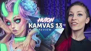 Huion Kamvas 13  Unboxing  Review  Speed Painting [upl. by Dottie500]