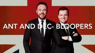 Ant and Dec Funny Moments BloopersOuttakes [upl. by Kinny649]