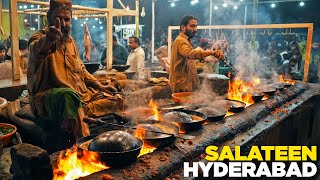 Hyderabad ka Salateen  Mutton Karhai amp Namkeen  Hala Naka ki Namak Mandi  Pakistani Street Food [upl. by Mauricio719]