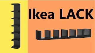 Install ikea lack shelf [upl. by Sheya]