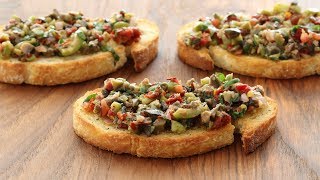 Olive Tapenade Italian Appetizer Recipe [upl. by Llaccm886]