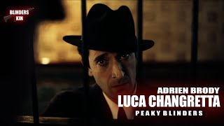 LUCA CHANGRETTA INTRODUCTION  PEAKY BLINDERS Adrianbrody [upl. by Romeon]