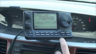 Icom IC7100 VehicleMobile Operation [upl. by Odnala]