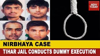 Nirbhaya Case Dummies Of Convicts Hanged In Tihar Jail [upl. by Heringer]