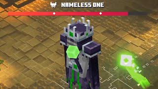 Minecraft Dungeons  Nameless One Boss Fight [upl. by Gipps]