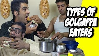 Types of Golgappa Eaters  Anil Lobo [upl. by Anividul]