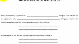 Memorandum of Agreement Explained Real Estate Investing [upl. by Defant]