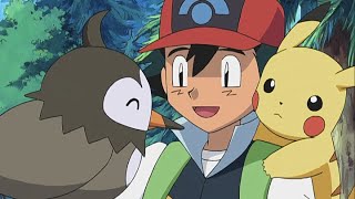 UK Ash’s Starly evolves  Pokémon Diamond and Pearl  Official Clip [upl. by Gibbs782]