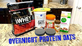 EASY OVERNIGHT PROTEIN OATS Quick n Healthy [upl. by Malliw]