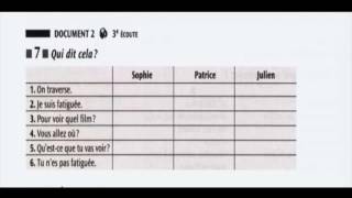 Compréhension orale Niveau 1  Leçon 2 [upl. by Robbi]