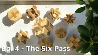 Luban Lock Solving the Six Pass Puzzle [upl. by Leboff]