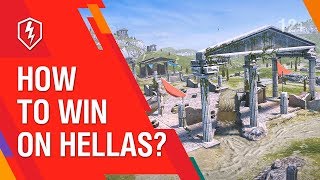 WoT Blitz Guide How to Win on Hellas Position overview [upl. by Zevahc]