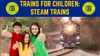 Trains For Children Big Steam Trains [upl. by Namzed]