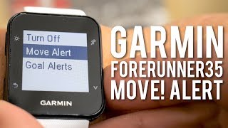 How to Turn Off Garmin Forerunner 35 Move Alert [upl. by Jauch]