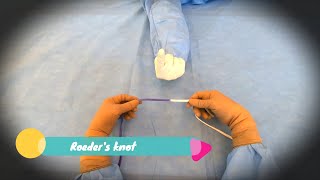 Laparoscopic Roeders Knot [upl. by Arlette]