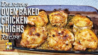 Oven Baked Chicken Thighs  Dinner Ideas [upl. by Renata]