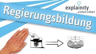 Regierungsbildung einfach erklärt explainity® Erklärvideo [upl. by Ransome179]