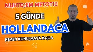 5 GÜNDE B1 HOLLANDACA 1 DERS HOLLANDACA ÖĞRENİYORUM [upl. by Utica]