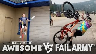 Wins and Fails  People Are Awesome vs FailArmy [upl. by Eadwina636]