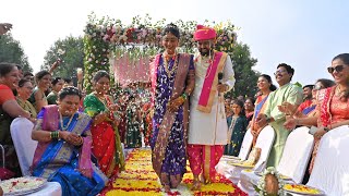 Traditional Maharashtrian Wedding Video [upl. by Antrim]