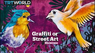 Street Art vs Graffiti [upl. by Ybrek]