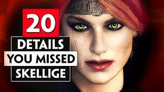 20 Details You Probably Missed in Skellige  THE WITCHER 3 [upl. by Stock713]