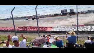 Max Verstappen crash 1st lap British GP [upl. by Oilicec181]