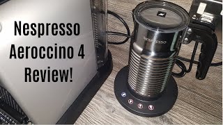 Nespresso Aeroccino 4 Milk Frother Review  Worth upgrading from the Aeroccino 3 [upl. by Syxela12]