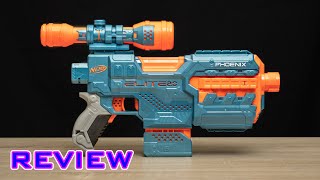 REVIEW Nerf Elite 20 Phoenix CS6  The New Stryfe [upl. by Enaile260]